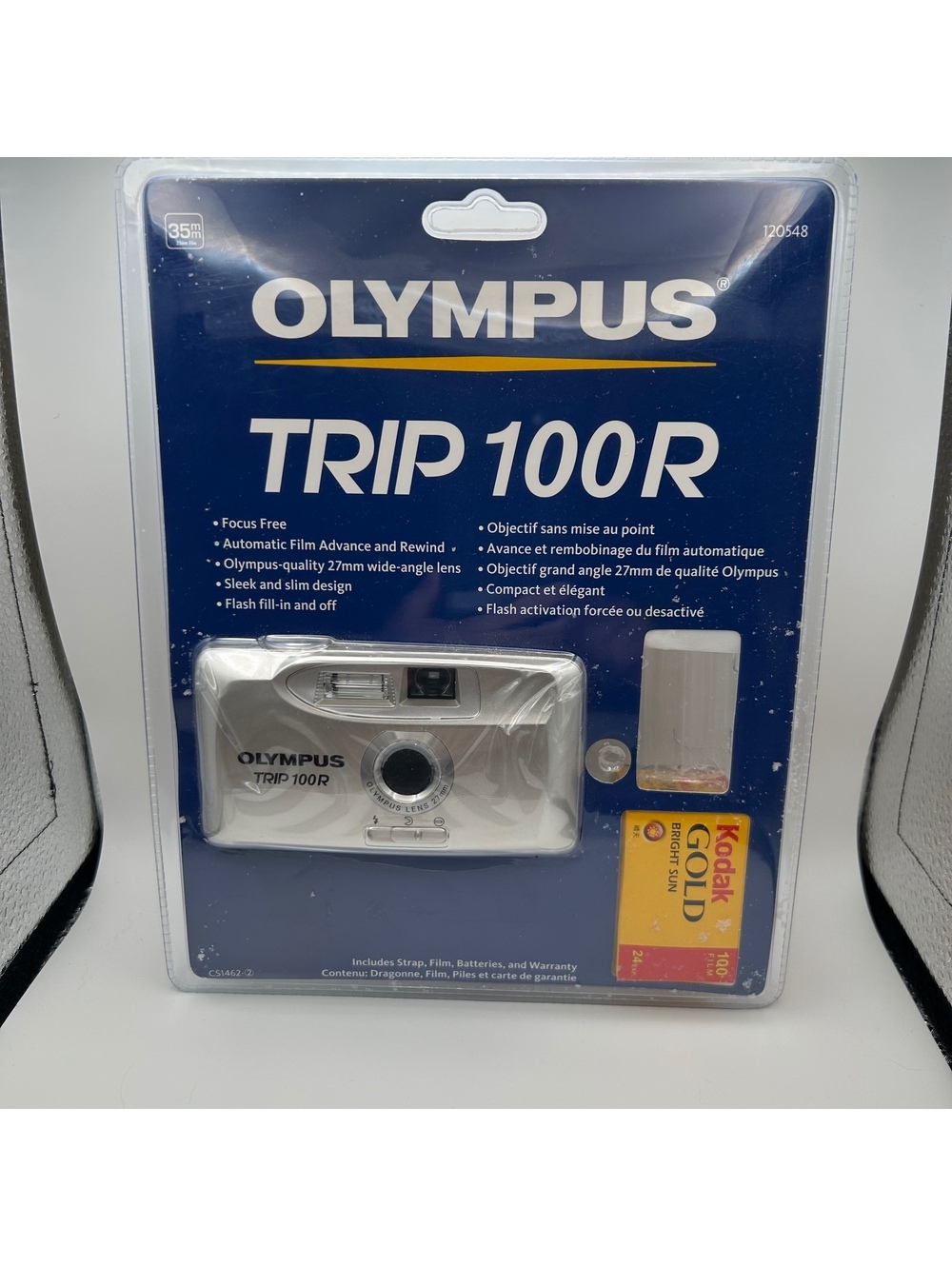 NEW Olympus Trip 100R 35mm Film Point & Shoot Camera 27mm Lens With Film